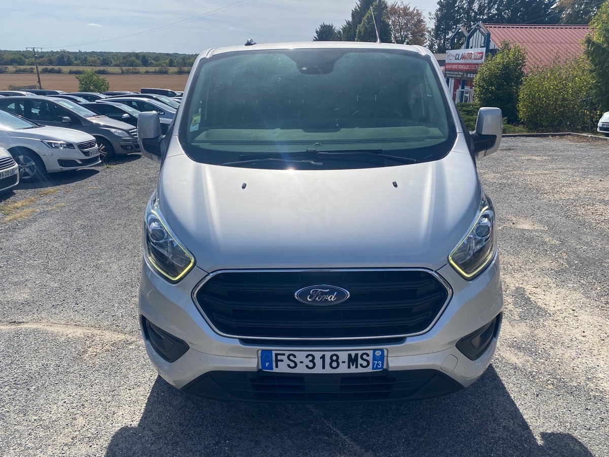 Ford T.CUSTOM transit limited 2.0 130cv 1ère main TVA RECUPERBALES