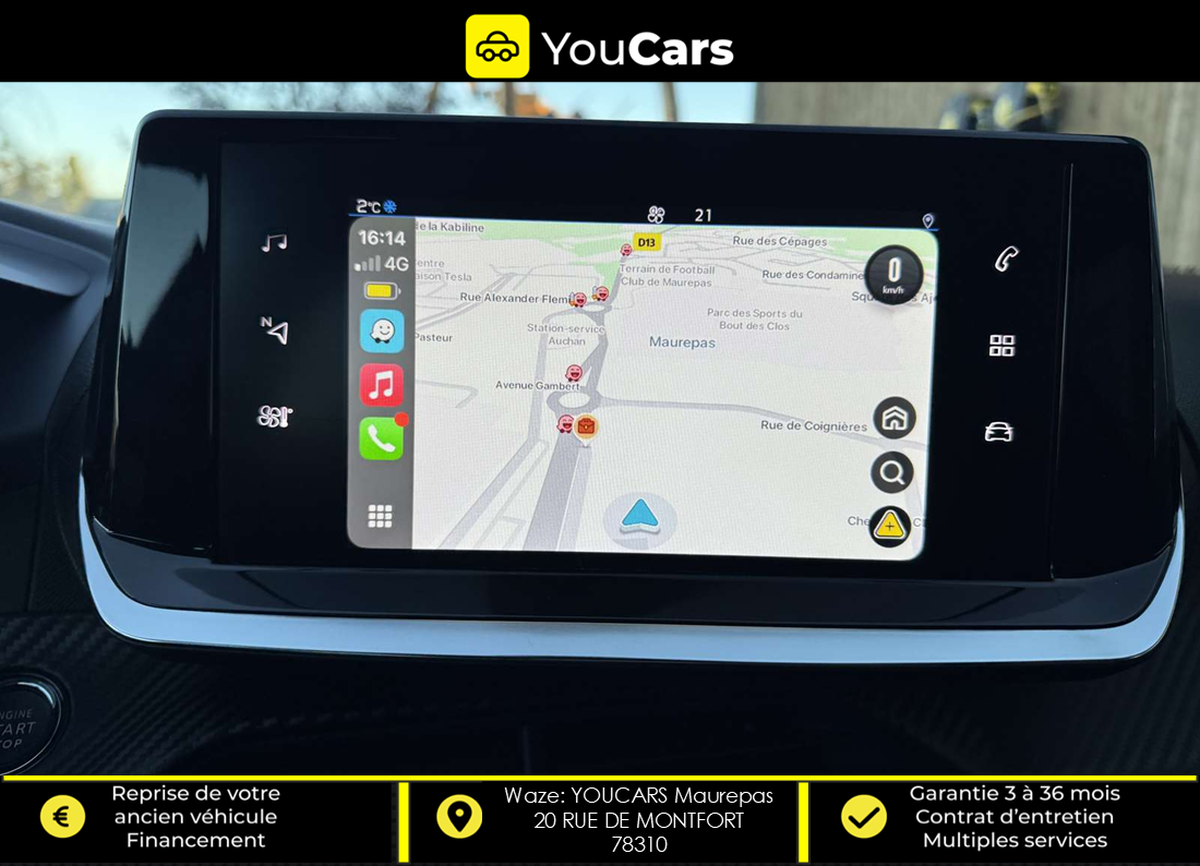 Peugeot 208 PHASE 2 II 5 Portes 1.2 PureTech EAT8 S&S 100 cv ALLURE BOITE AUTO CAMERA DE RECUL