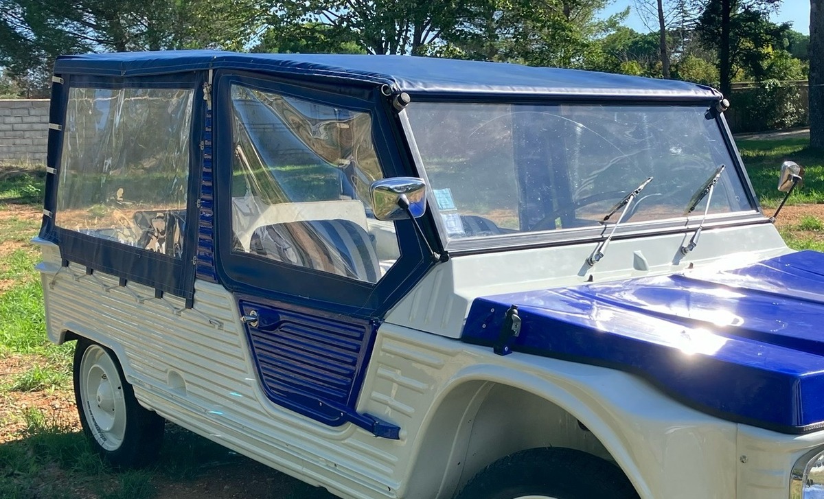Citroën Méhari 4x2 1973 / Banquette arrière / 4 places / Baches complètes / Toit Bikini