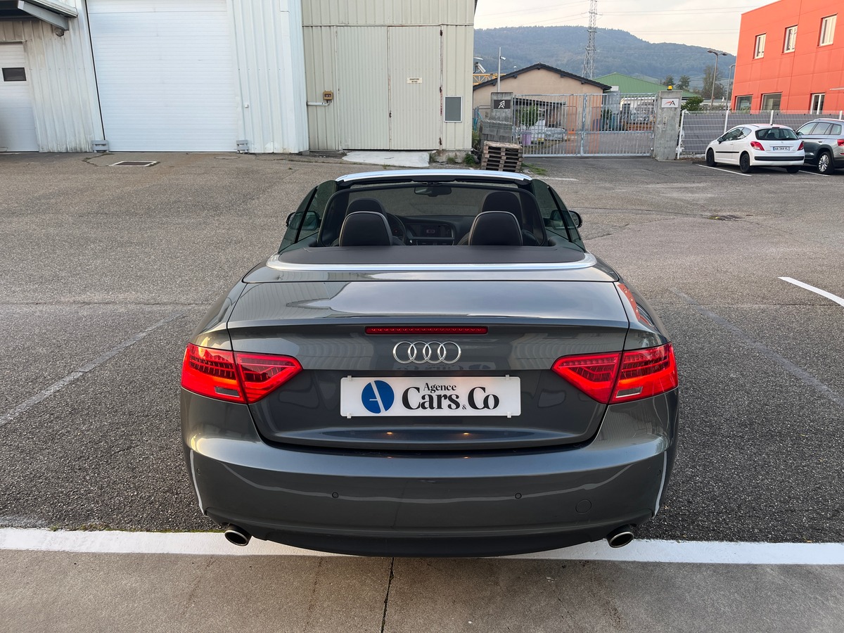 Audi A5 Cabriolet 3.0 V6 245ch S LINE QUATTRO, SUIVI COMPLET, GPS RADAR AVANT/ARRIERE, ATTELAGE