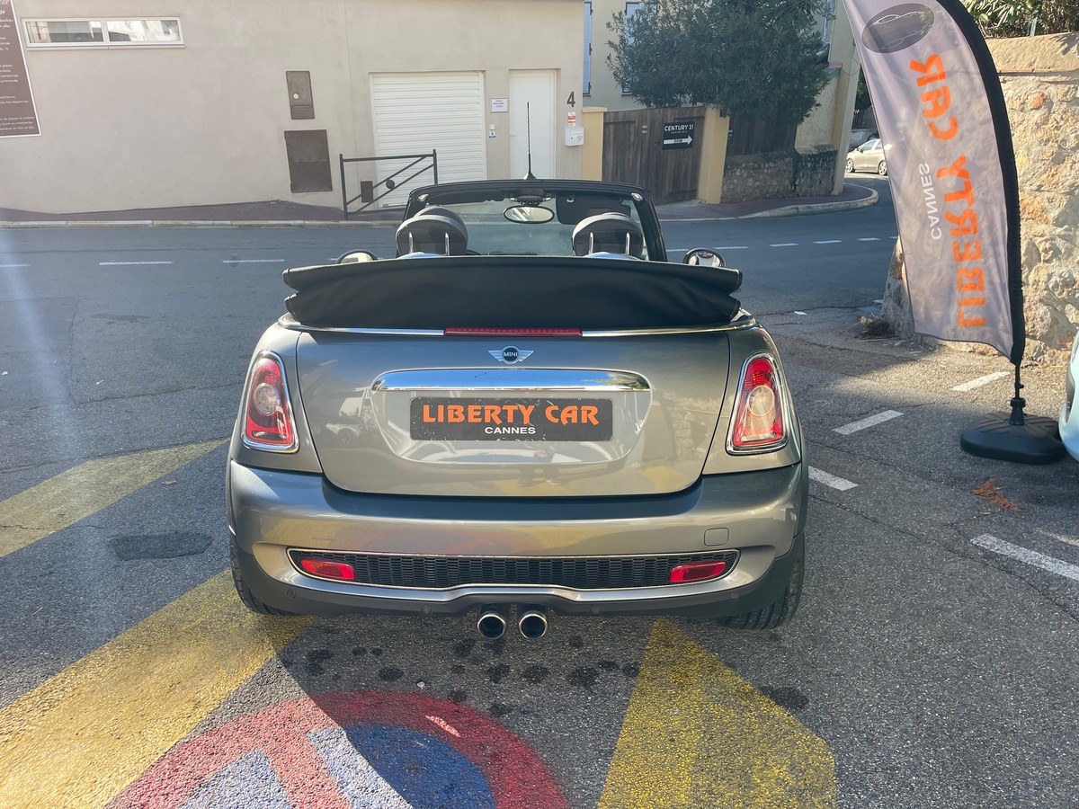 Mini Cabrio Cabriolet Cooper S 1.6 i 175 CV / KM Réel /Ecran GPS / CLIM / intérieur Cuir