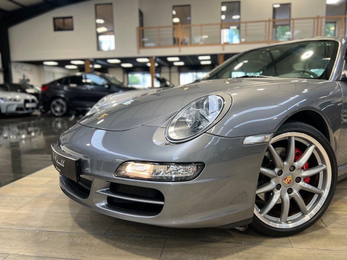 Porsche 911 997 COUPE CARRERA 4S 3.8 355 cv GRIS KERGUELEN/TO/CHRONO