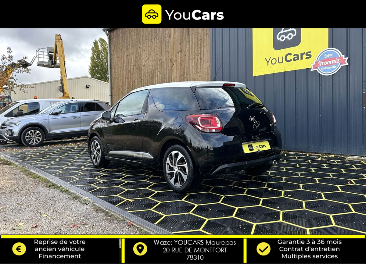 Citroën DS3 SO CHIC 1.6 Blue HDi 100 cv KIT DE DISTRIBUTION FAIT - CAMERA DE RECUL - GPS