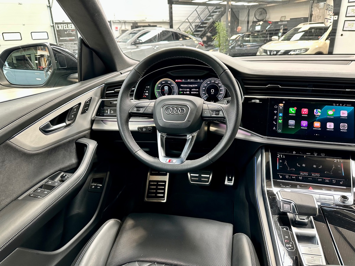 Audi Q8 60 TFSIE 462 Compétition Tiptronic 8 Quattro 1ère Main FR Full Options