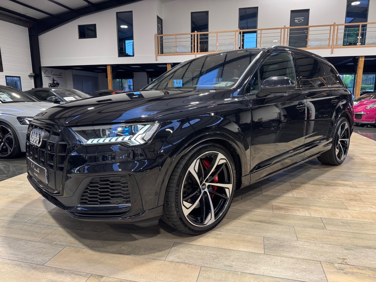 Audi SQ7 4.0 V8 TDI 435ch Quattro 7 places / Bose / 3D Surround View / HU/ Attelage