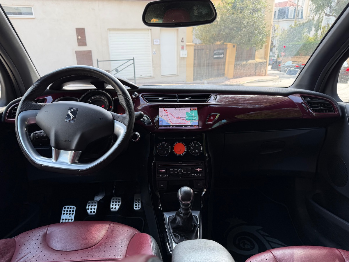 Citroën DS3 1.6 THP 156 CV / Sport Chic / GPS / Clim Auto / radar / Pack Cuir/ Jantes Sport