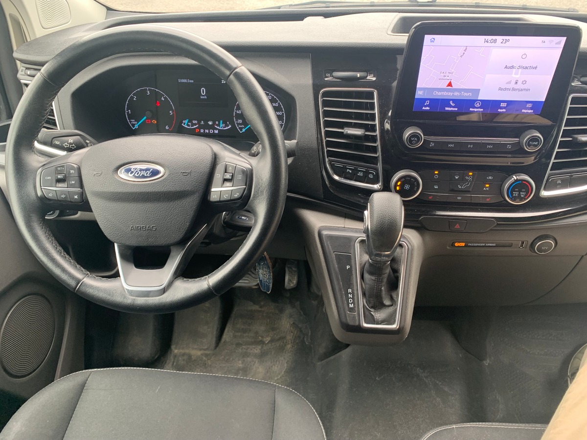 Ford TRANSIT CUSTOM 130 ch | L1H1 Trend Business | 3 Places | Caméra recul | Attelage | Roue secours