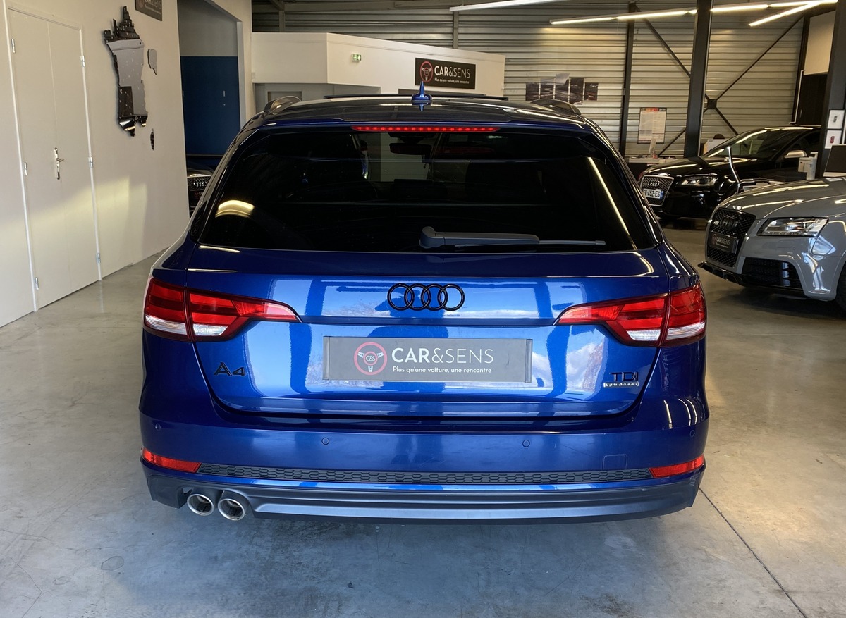Audi A4 AVANT V (B9) 2.0 TDI 190ch QUATTRO S-LINE PLUS - CARPLAY / Toit Pano / Virtual  S-tronic 7