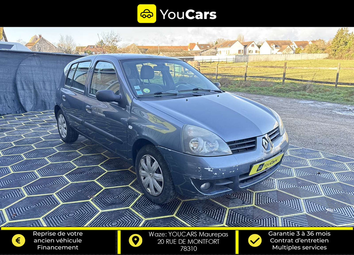 RENAULT Clio II 5 PORTES PHASE 2 CAMPUS 1.2 i 60 CV