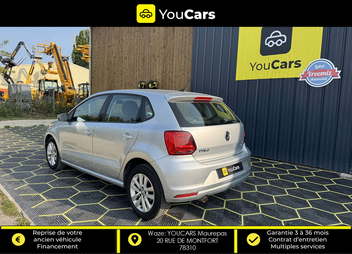 Volkswagen Polo 5 portes Phase 2 1.4 TDI 12V BlueMotion 90 cv