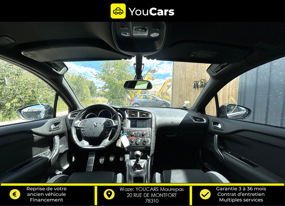 Citroën DS4 CHIC 1.6 HDi 115 cv ENTRETIEN CITROEN - KIT DISTRIBUTON FAIT - TOIT ZENITH