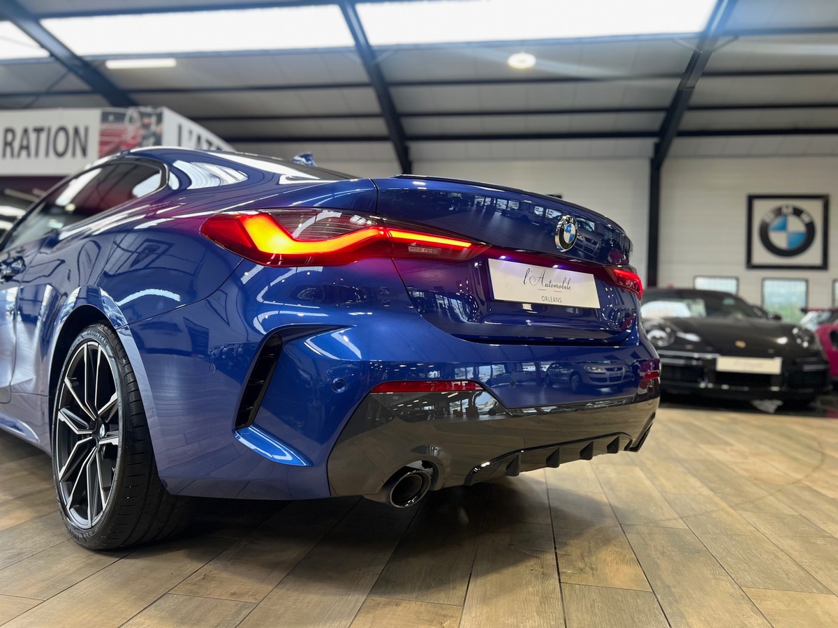 Bmw Série 4 (G22) COUPE 420D 190 M SPORT BVA8 /PORTIMAO BLUE/TOIT PANO/HUD