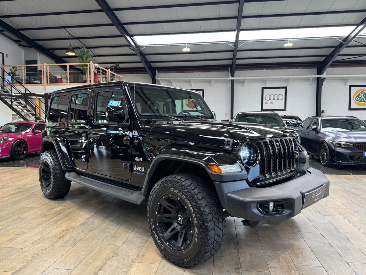 Jeep Wrangler 4XE 380CV UNLIMITED 4X4 OVERLAND JANTES RIDGE RUGGED 17°/CAM/ALPINE C