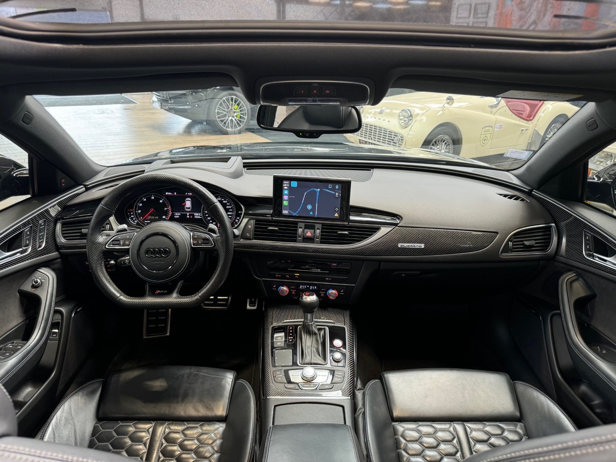 Audi RS6 AVANT PERMORMANCE  V8 4.0 QUATTRO 605cv FULL BLACK CARBONE IMMAT FR  MILLTEK + xx