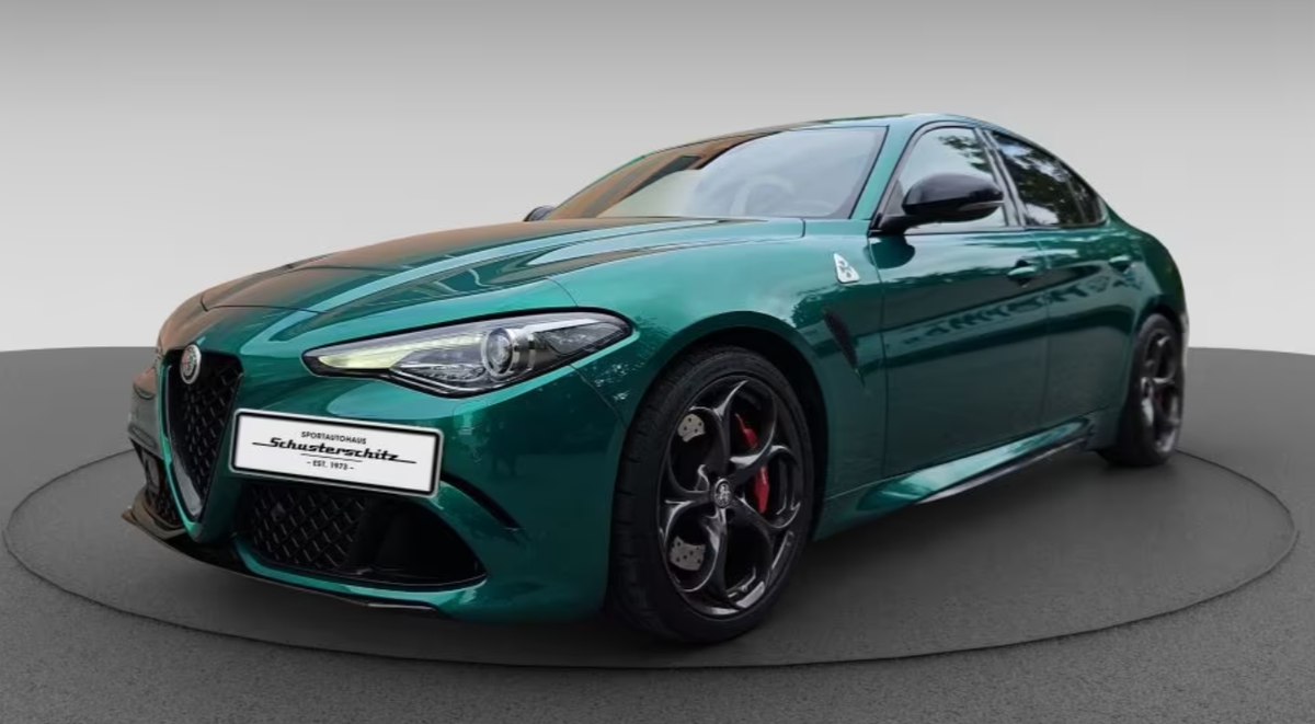 Alfa Romeo Giulia 2.9 V6 510ch Quadrifoglio AT8 Verde Montréal Harman-Kardon