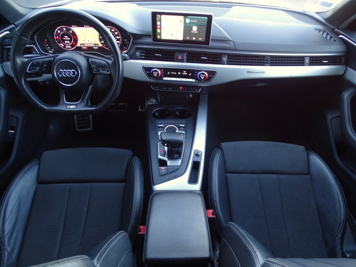 Audi A4 AVANT V (B9) 2.0 TDI 190ch QUATTRO S-LINE PLUS - CARPLAY / Toit Pano / Virtual  S-tronic 7