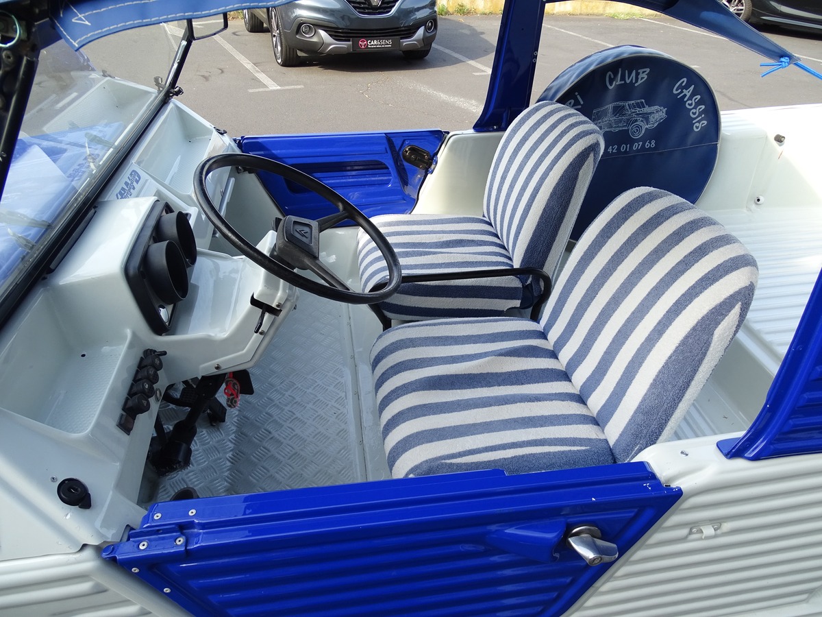 Citroën Méhari 4x2 1973 / Banquette arrière / 4 places / Baches complètes / Toit Bikini