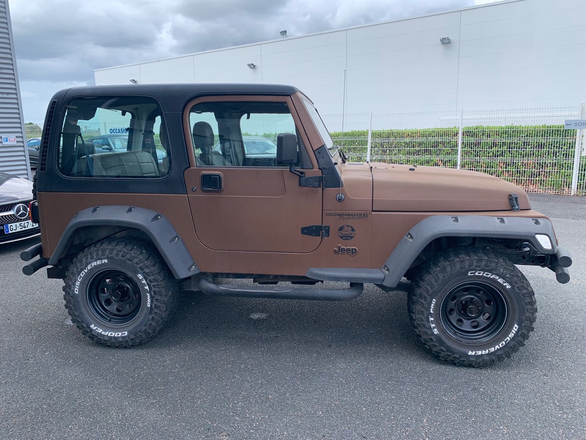 Jeep Wrangler 4WD | 177 ch | Reprogammation éthanol | Boite auto | Climatisation | Marchepieds
