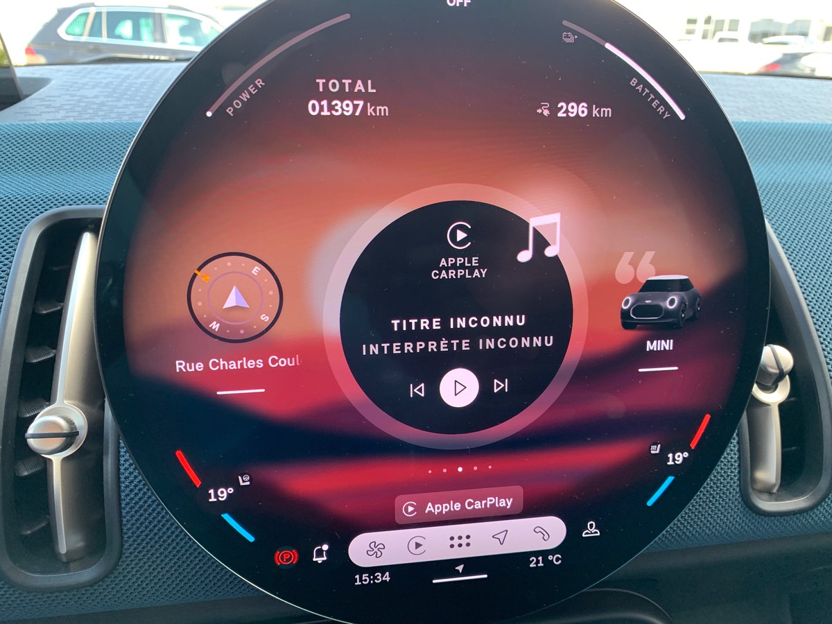 Mini Countryman 204 ch | E | Favoured | Pack S | Projecteurs Full led | Affichage tête haute