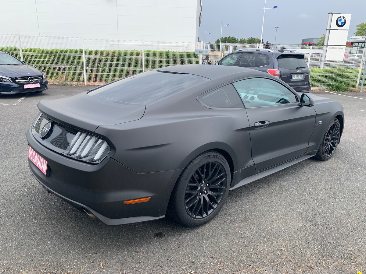Ford Mustang FASTBACK V8 GT | Sellerie cuir | Sièges chauffants et climatisés | Housse de Protection