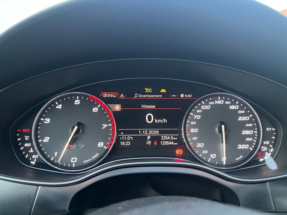 Audi S7 Sportback 4.0 TFSI Quattro S-Tronic7 S&S 420 cv, Toit ouvrant, Suivi AUDI, Camera 360°