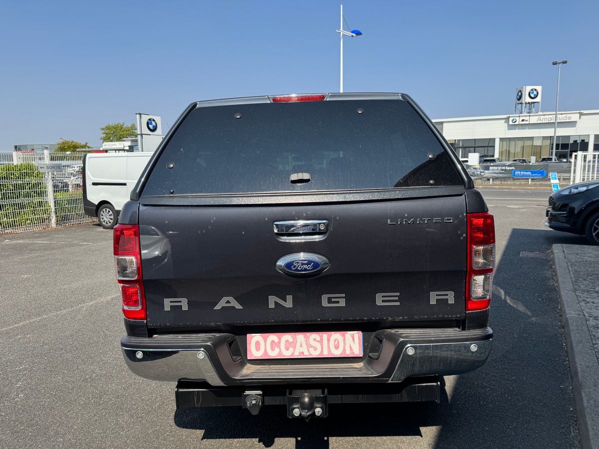 Ford Ranger 200 chevaux | Limited | Double Cabine | 5 places | GPS | Régulateur vitesse | Hard Top