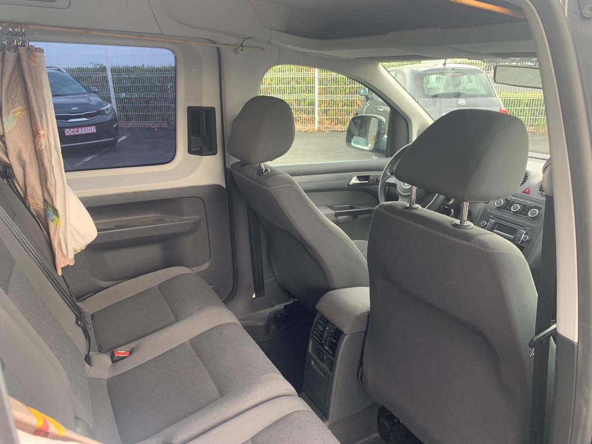 Volkswagen Caddy Sièges rang 2 déposables | Climatisation | Banquette 3 places | Régulateur vitesse