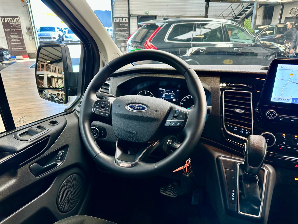 Ford Custom II (2) 320 L2H1 2.0 Ecoblue 170 Limited 6 Places BVA6 1ère Main TVA b