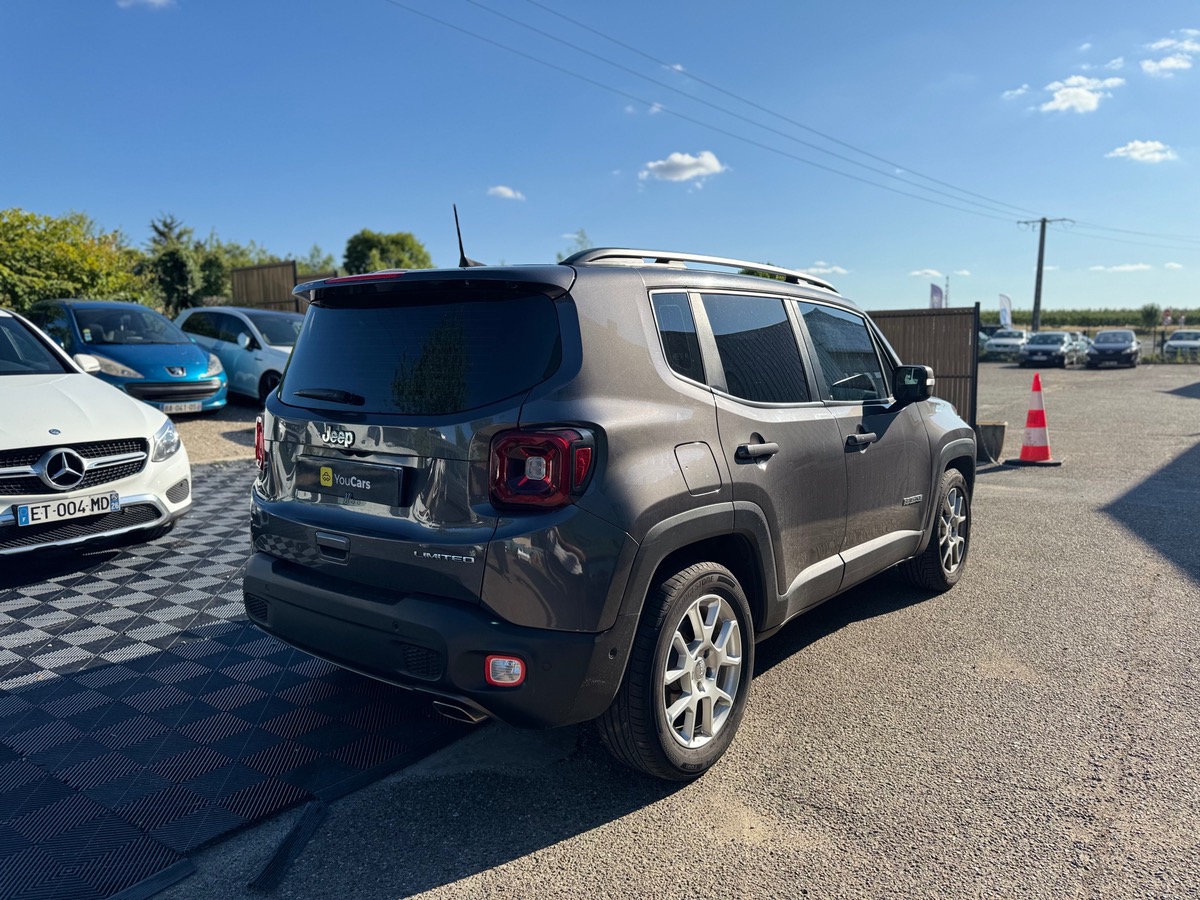 Jeep Renegade Phase 2 T4 1.3 150 cv Boîte auto - CAMERA DE RECUL - CARPLAY - DEMARRAGE SANS CLE