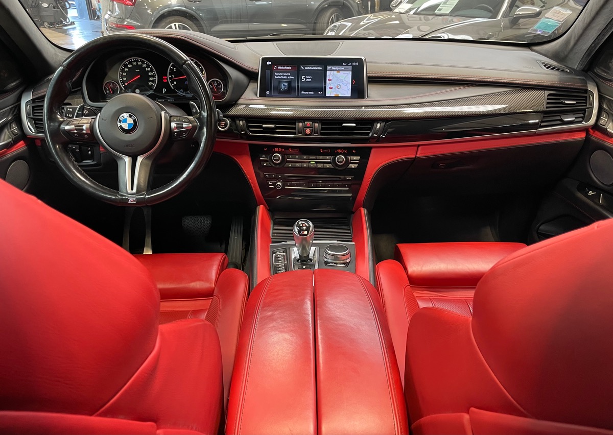 Bmw X6 M 4.4L V8 XDRIVE 575CV - CARPLAY/TOIT OUVRANT/SIEGES CHAUFFANTS - ENTRETIENS CONSTRUCTEUR