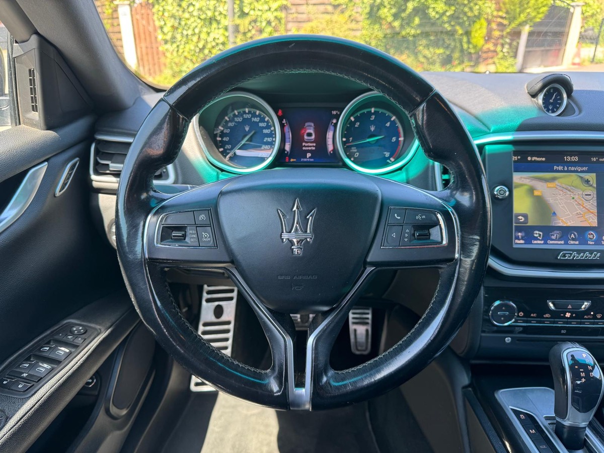 Maserati Ghibli 3.0 V6 Diesel 275 ZF8 - GARANTIE - Révisé