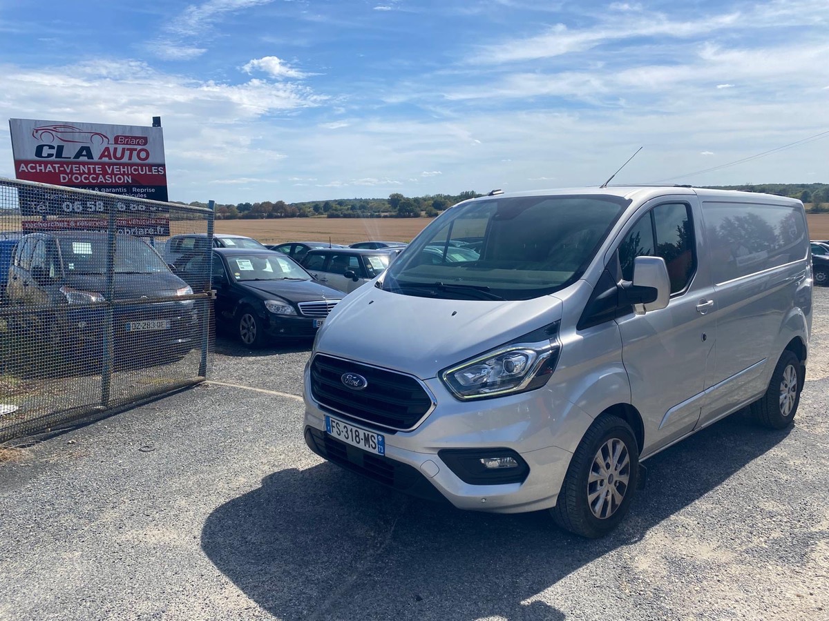 Ford T.CUSTOM transit limited 2.0 130cv 1ère main TVA RECUPERBALES