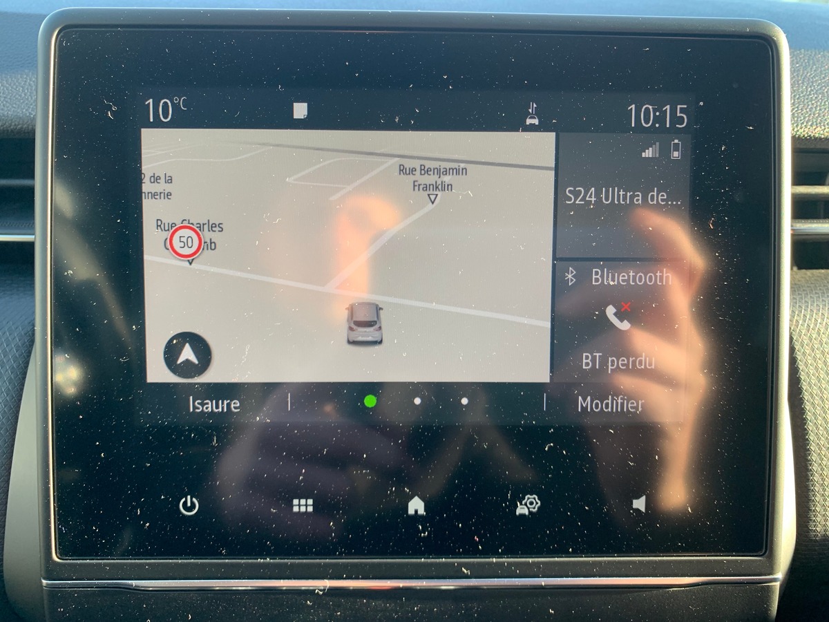 RENAULT Clio V 100 ch | Intens | GPS | Radars de stationnement | Roue de secours | Jantes Alu