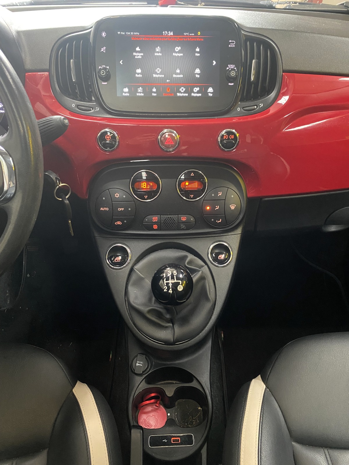 Fiat 500 1.2 (2) 69 CH LOUNGE (DISTRIBUTION NEUVE)