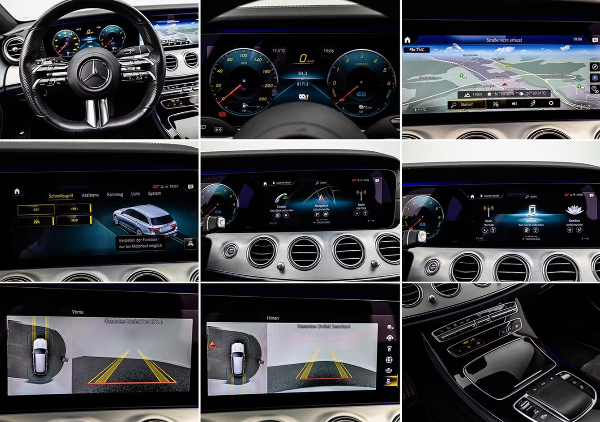 Mercedes-Benz Classe E Break 300 de 194+122ch AMG Line 9G-Tronic/Caméra 360/Aff Tête Haute