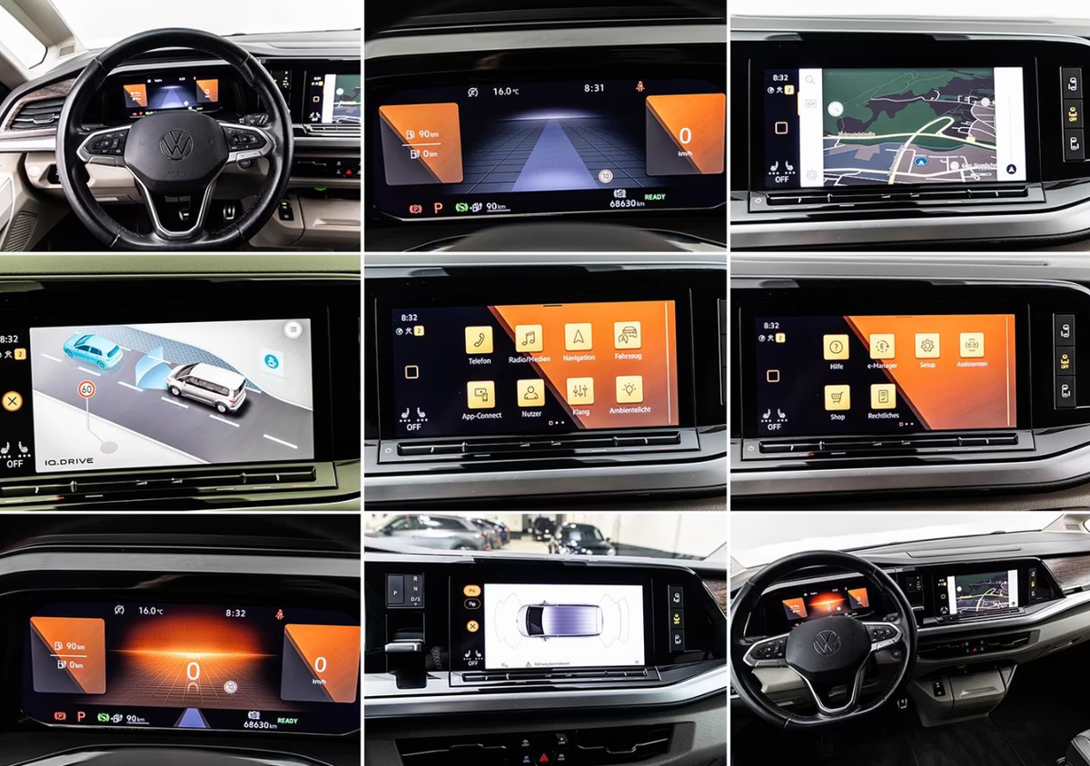 Volkswagen Multivan VII 1.4 eHybrid 218ch Style Court DSG6 - 7 places - Attelage