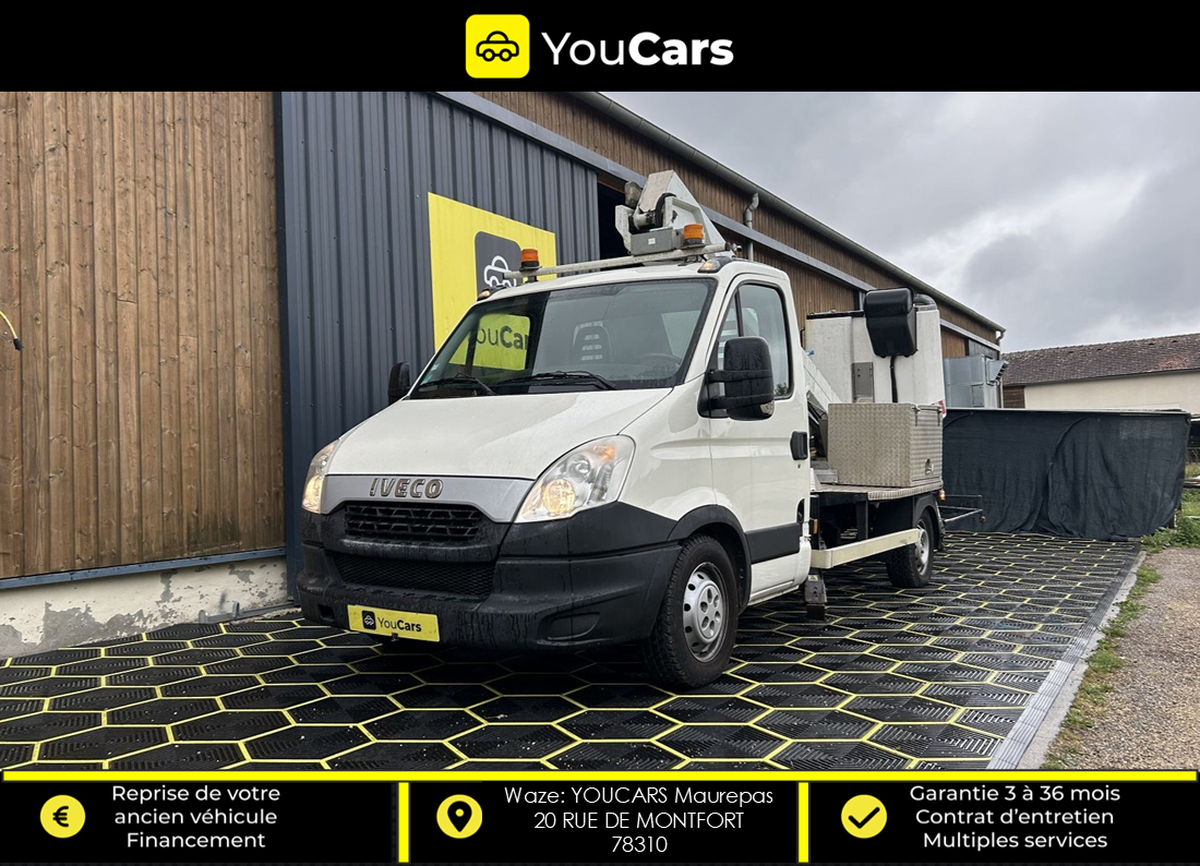 Iveco Daily V Châssis Cabine 35S13 2.3 LD DPF BVM6 126 cv NACELLE 16 METRES