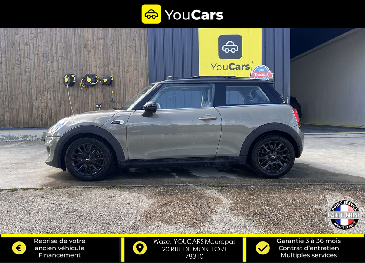 Mini Mini 3 Portes Cooper HEDDON STREET 1.5 i 136 cv - ENTRETIN COMPLET - TOIT OUVRANT - CARPLAY