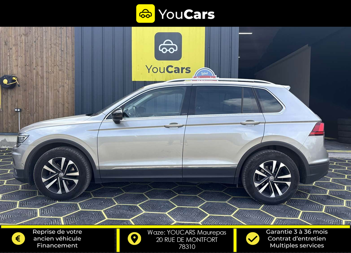 Volkswagen Tiguan 2.0 TDi DSG7 IQ DRIVE 150 cv Boîte auto ENTRETIEN VOLKSWAGEN CAMERA DE RECUL