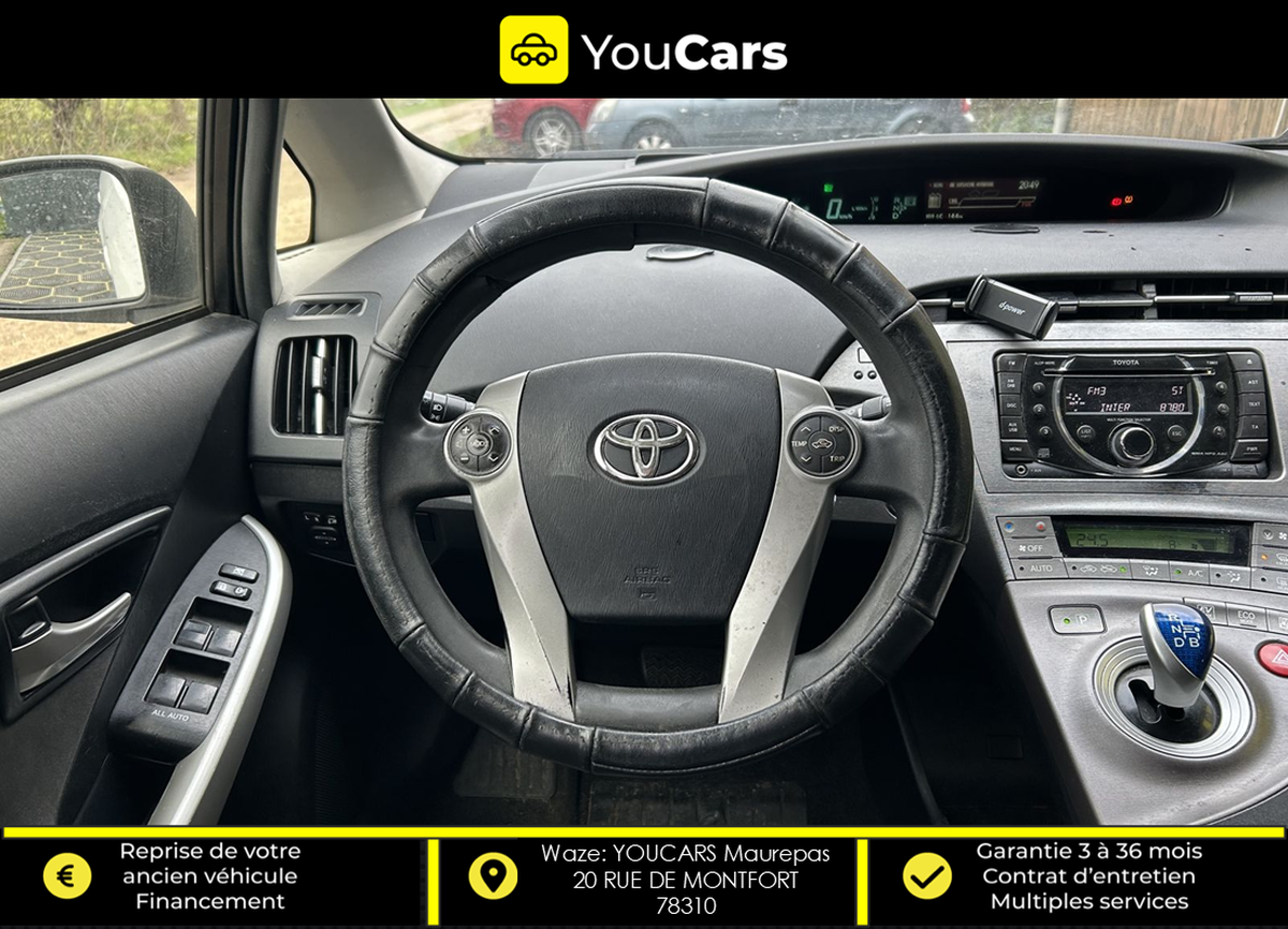 Toyota Prius DYNAMIC 1.8 VVT-i 136 Hybrid 99 cv BATTERIE HYBRID CHANGER EN 2019 - ENTRETIEN TOYOTA