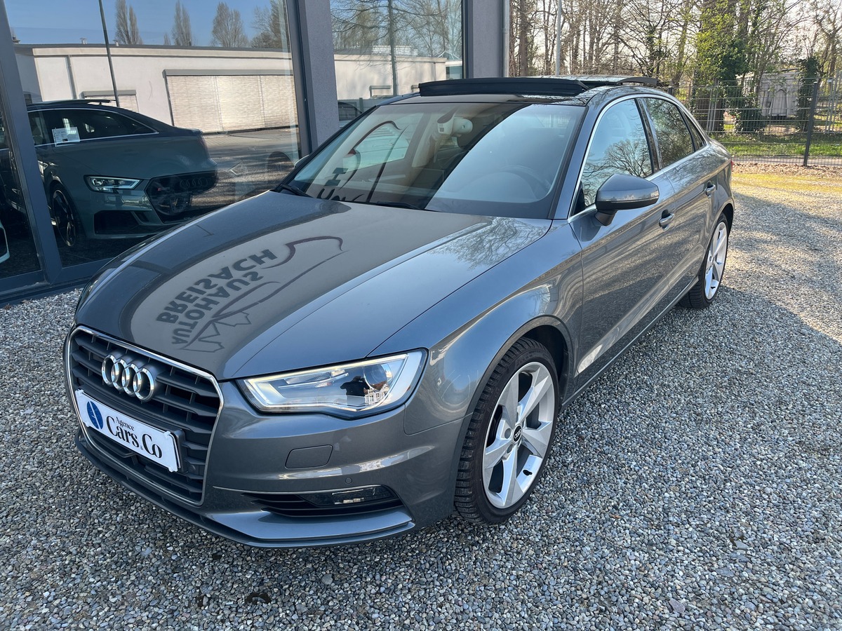 Audi A3 Berline 1.4 TFSI 150ch STRONIC 7 AMBITION LUXE, SUIVI COMPLET AUDI, TOIT OUVRANT, GPS, RADAR