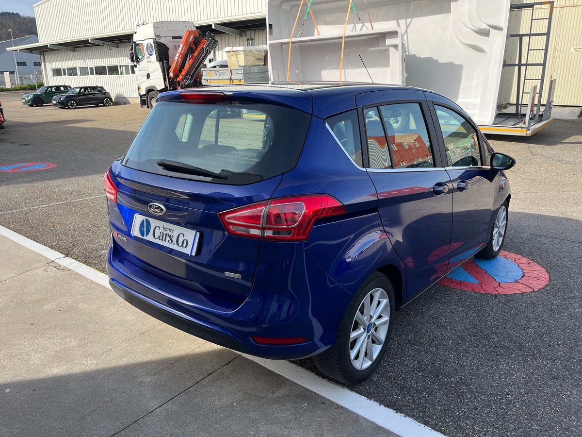 Ford BMAX 1.0 125ch TITANIUM, CAMERA, GPS, SIEGES CHAUFFANT, RADAR AVANT/ARRIERE