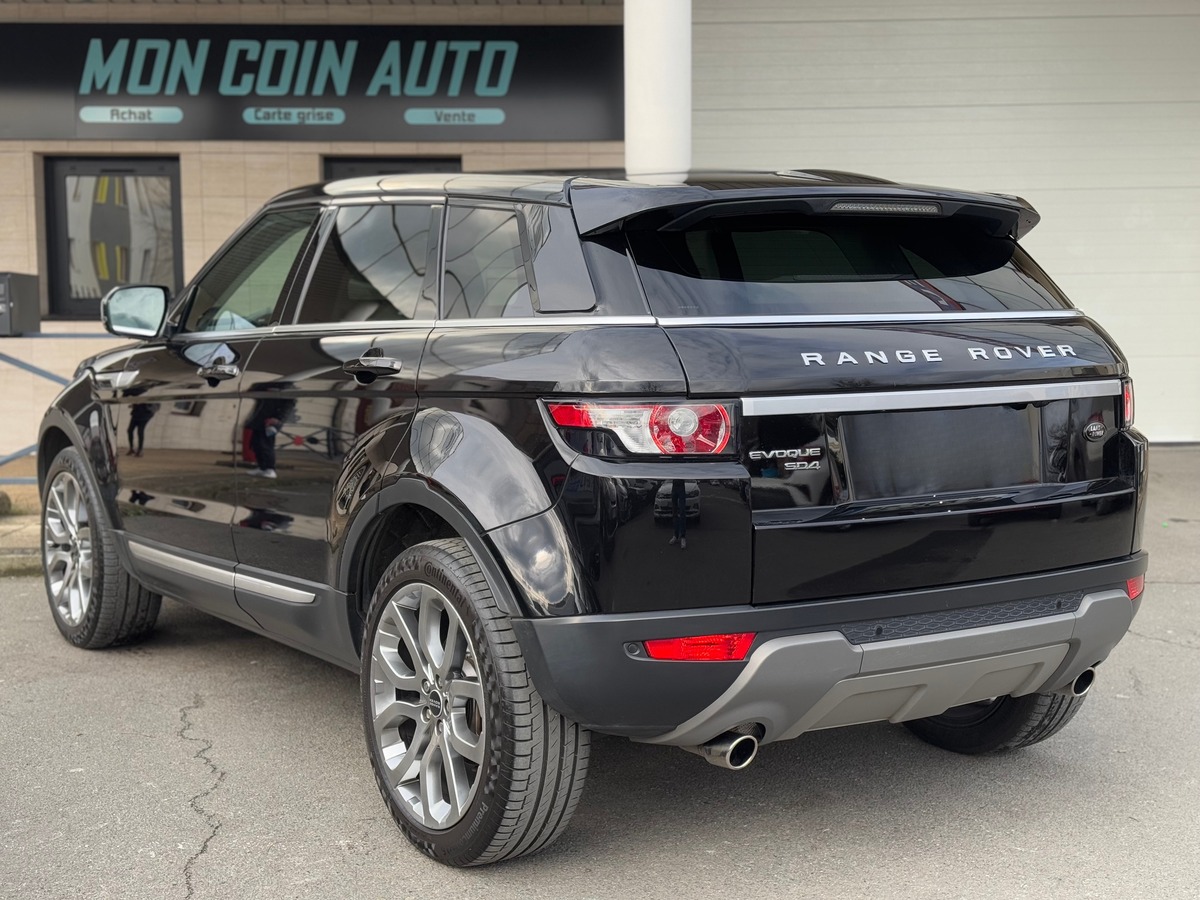 Land-Rover Range Rover Evoque Luxe Privilége 2.2 SD4 4WD BVA6 190 cv Boîte auto Full Options