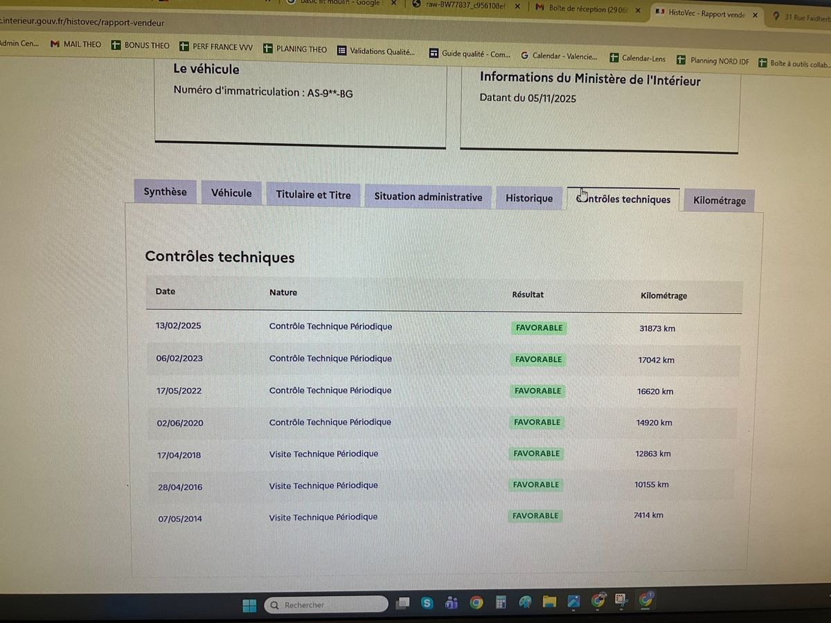 Fiat Panda 1.2 70 Team 5 portes  - REVISEE GARANTIE Faible kilometrage