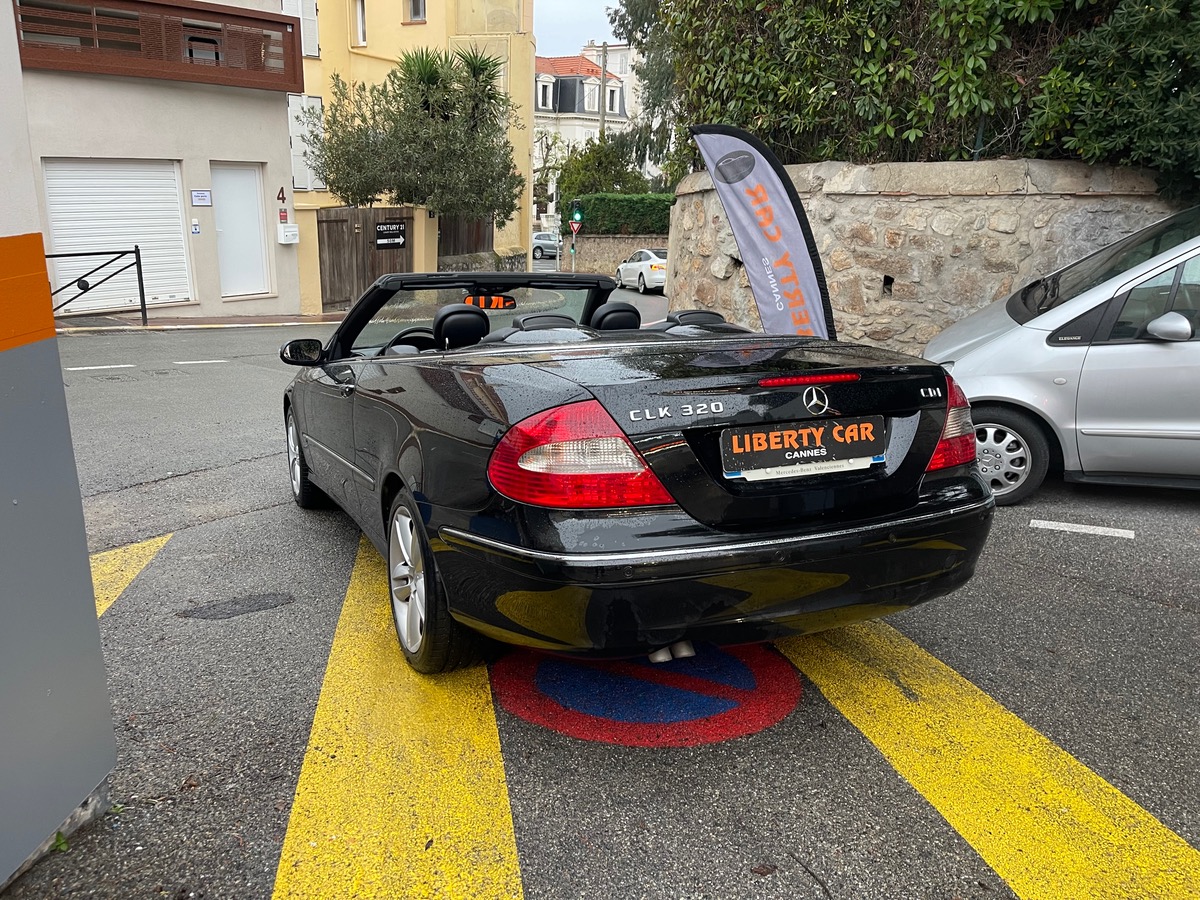 Mercedes Benz CLK Cabriolet 320 CDI 3.0 V6 224 CV / Avant Garde / Intérieur Cuir / GPS / Radar