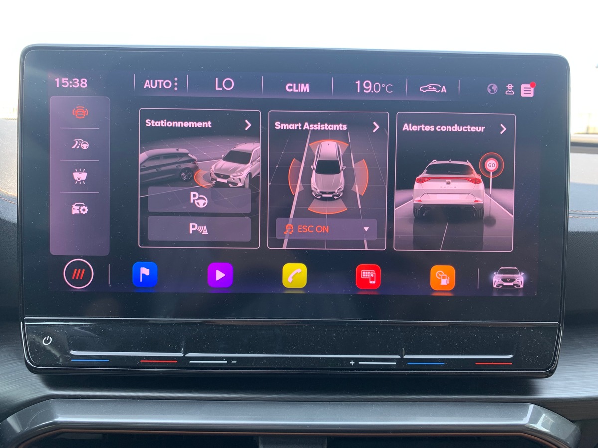 Cupra Formentor 150 ch | V | Caméra recul | Apple car Play | Volant chauffant | Régulateur adaptatif