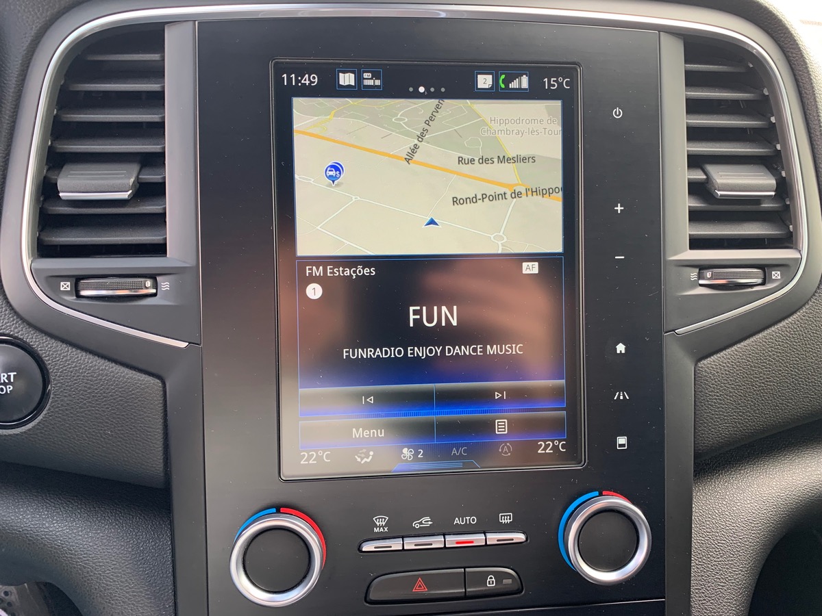 RENAULT Megane 280 ch | RS | JA 19" Interlagos diamantées | Affichage tête haute | GPS