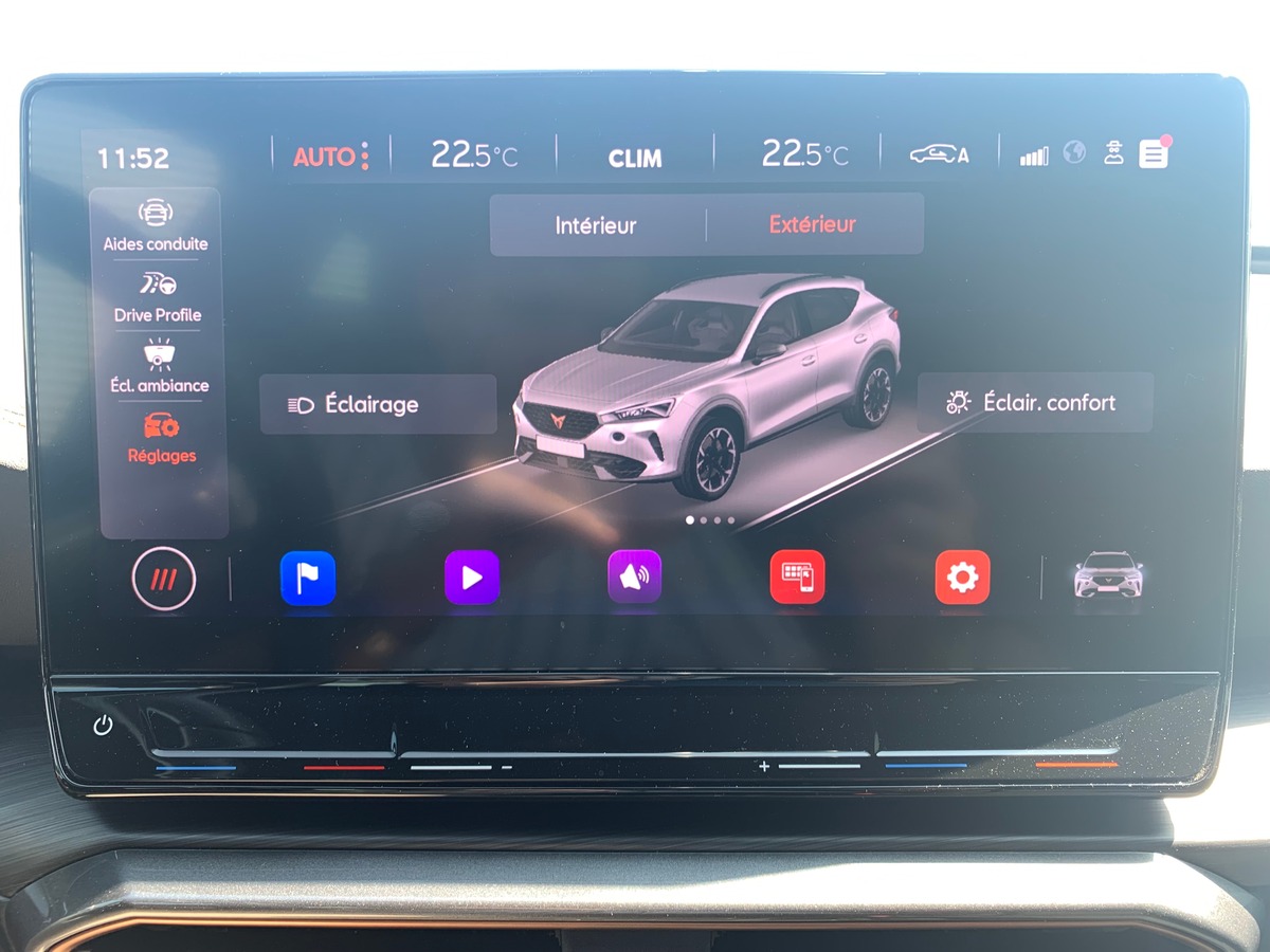 Cupra Formentor 150 chevaux | V | Caméra de recul | Régulateur de vitesse adaptatif | Apple car play