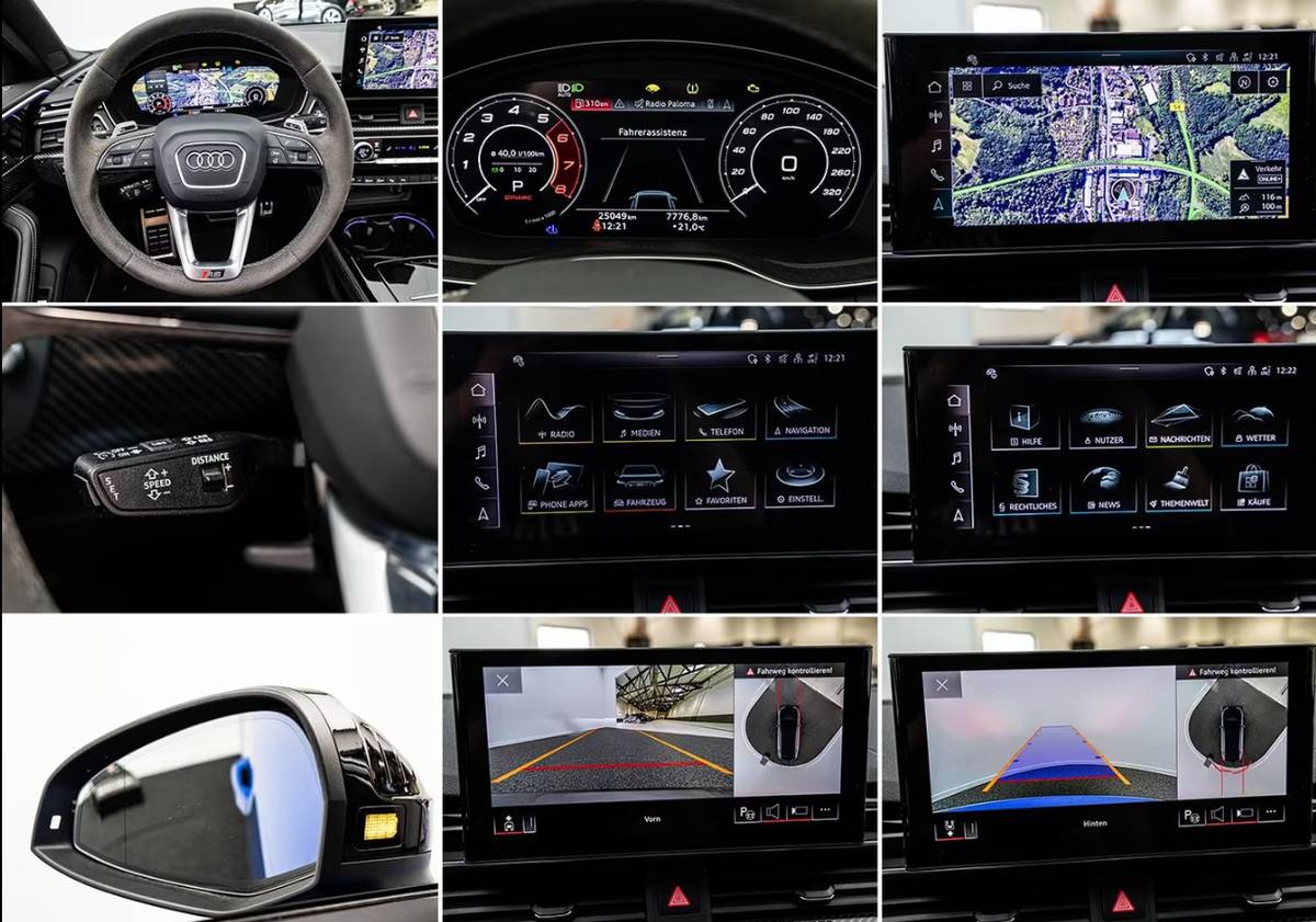 Audi RS4 Avant V 2.9 V6 TFSI 450ch quattro tiptronic 8 Bleu Nogaro Bang&Olufsen Toit ouvrant