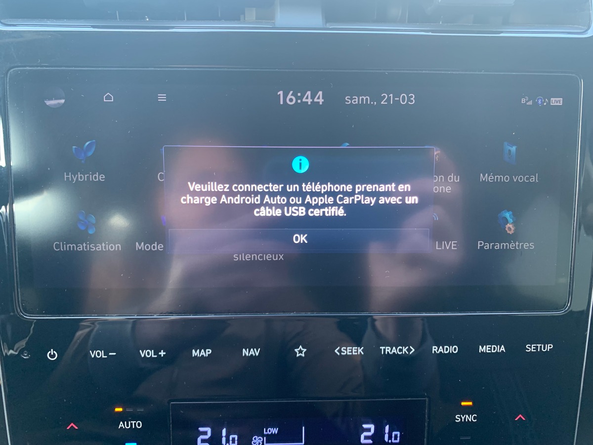 Hyundai Tucson 230 | Creative | 1iére MAIN | Apple car play | Caméra recul | Siéges avant chauffants